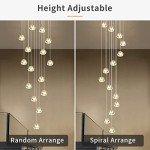 14-Light Adjustable LED Pendant Chandelier for Dining