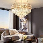 Modern Gold Crystal Chandelier Hanging Lamp