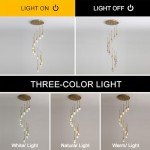 Gold Crystal Pendant Chandelier for High Ceilings