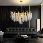 Modern Gold Crystal Chandelier for Home Decor