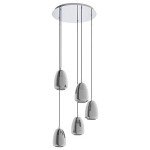 EGLO Alobrase Cluster Pendant Light - 5 Shades
