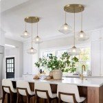 Modern 3-Light Glass Pendant Hanging Light Fixture