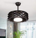 Bladeless Ceiling Fan with LED Light for Kids