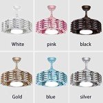Bladeless Ceiling Fan with LED Light for Kids