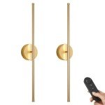 Remote-Controlled Dimmable Battery Wall Sconces (2 Pack)