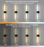 Remote Control Battery-Powered Wall Sconces - 2 Pack