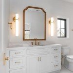 Gold Dimmable Wall Sconces - Set of Two