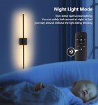 Remote Control Battery-Powered Wall Sconces - 2 Pack