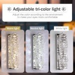 Adjustable Silver Chrome Crystal Wall Sconce Set