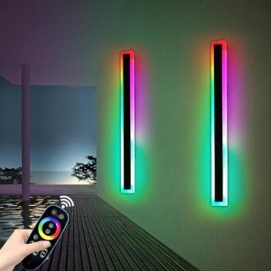 RGB Vertical Wall Lights - 150CM, 2-Pack