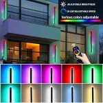 RGB Vertical Wall Lights - 150CM, 2-Pack