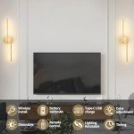 Battery Operated Modern USB-C Wall Sconce