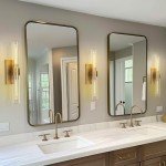 Brass Dimmable Wall Sconces Set of Two