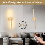 Battery Operated Modern USB-C Wall Sconce