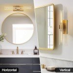 Brass Dimmable Wall Sconces Set of Two