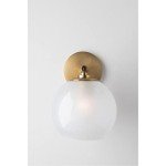 Mitzi Stella Aged Brass One Light Wall Sconce