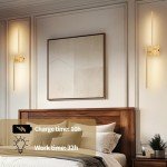 Battery Operated Modern USB-C Wall Sconce