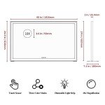 ANYHI LED Hollywood Vanity Mirror with Touch Control