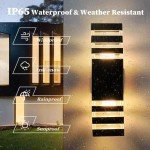 6-Pack 15-Inch Waterproof LED Wall Lights