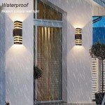 6-Pack 15-Inch Waterproof LED Wall Lights
