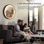 Dimmable LED Moon Wall Light with Remote Control