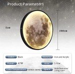 Dimmable LED Moon Wall Light with Remote Control