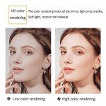 Backlit Defogging Makeup Wall Mirror with Dimmable LED