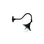 GAMA SONIC Adjustable Black Solar Wall Light