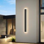 47.2" Waterproof LED Outdoor Wall Light Sconce