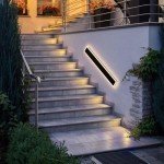 47.2" Waterproof LED Outdoor Wall Light Sconce