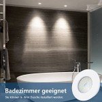 Ultra Slim 7W LED Recessed Spotlights - 20-Pack