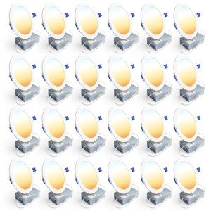 24-Pack Dimmable Ultra-Thin LED Downlights