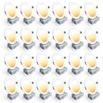 24-Pack Dimmable Ultra-Thin LED Downlights