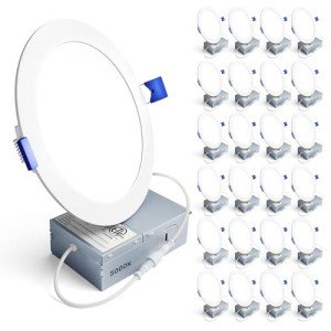 Ensenior 24 Pack Ultra-Thin LED Ceiling Lights
