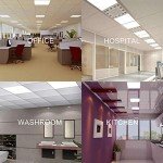 LUVODI 4 Pack Ultra-Slim LED Panel Lights