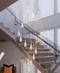 Elegant Crystal Chandelier for High Ceilings