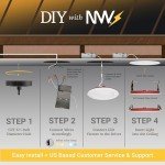 12 Pack 6-Inch Dimmable Ultra-Thin LED Downlight