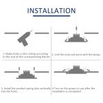 24W Ultra Slim LED Recessed Ceiling Spotlights - 16 Pack