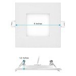 Ultra Thin Dimmable LED Recessed Light - 6 Pack