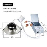Recessed Rotatable Gimbal Downlight 5 CCT 8W