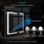 LUMIRRORS® LED Bathroom Mirror Cabinet with Dimmer
