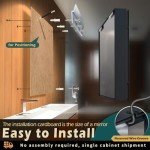 LED Bathroom Medicine Cabinet with Mirror and Lights