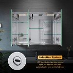 Stylish Wall-Mounted Bathroom Cabinet with LED Lighting