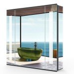 LED Bathroom Mirror Cabinet with Demister and Shaver Socket