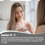 Janboe Wall-Mounted Mirror Cabinet with Light