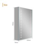 Quavikey® Wall-Mounted Bathroom Mirror Cabinet with Lights