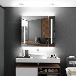 Tokvon® Alameda LED Illuminated Bathroom Mirror Cabinet