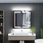 Tokvon® LED Bathroom Mirror Cabinet with Anti-Fog