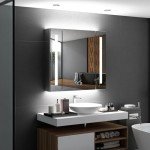 Tokvon® Alameda LED Illuminated Bathroom Mirror Cabinet