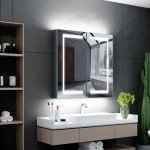 Tokvon® LED Bathroom Mirror Cabinet with Anti-Fog